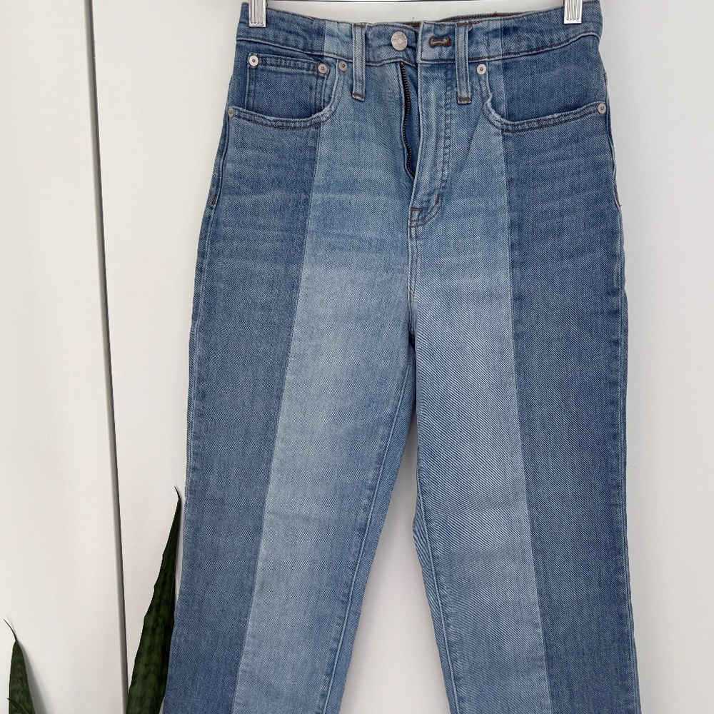Madewell Jeans - Classic Two Tone Straight Jean Size 27